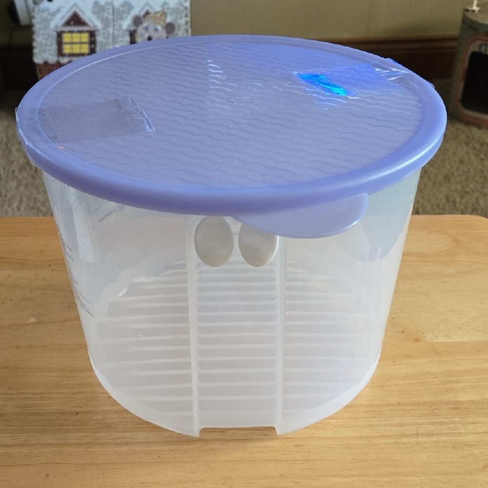Tupperware Purple and Clear Fridge Smart Storage Container